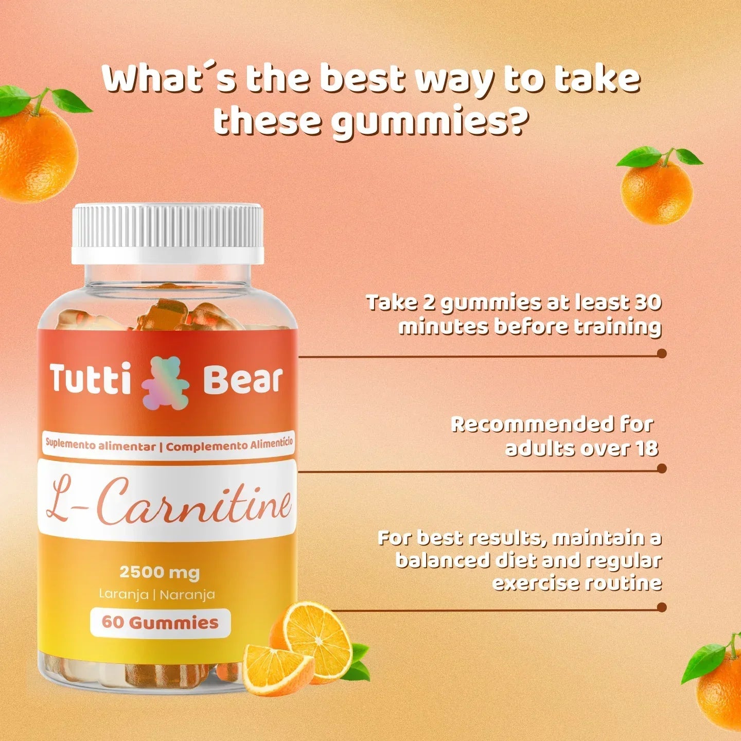 l-carnitine 2500 mg L-Carnitine Gummies: 2500mg Energy & Metabolism Support